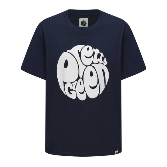 Pretty Green Mens Logo Cotton T-Shirt (Navy) - Image 1