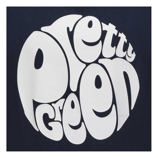 Pretty Green Mens Logo Cotton T-Shirt (Navy) - Image 4