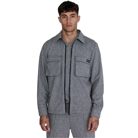 SikSilk Heren Overhemd (Grijs) - Image 1