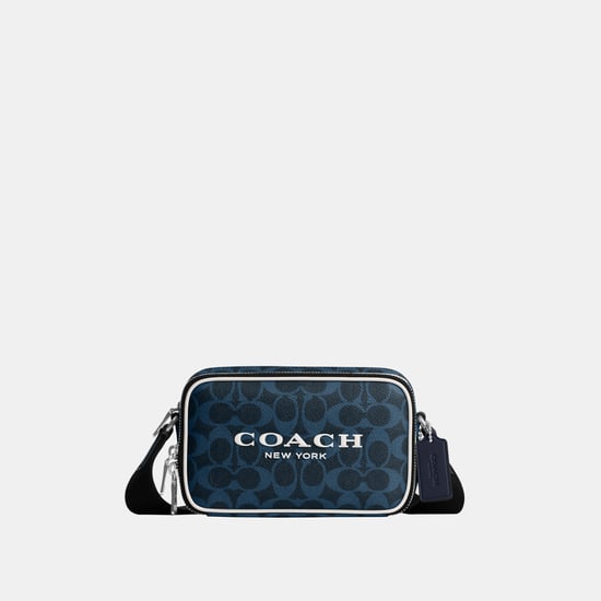 Colton Crossbody Bag 19 In Signature Canvas With Coach Graphic - Image 1