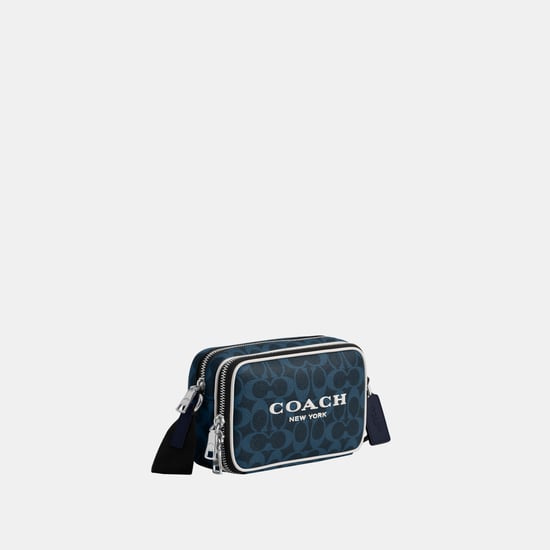 Colton Crossbody Bag 19 In Signature Canvas With Coach Graphic - Image 2