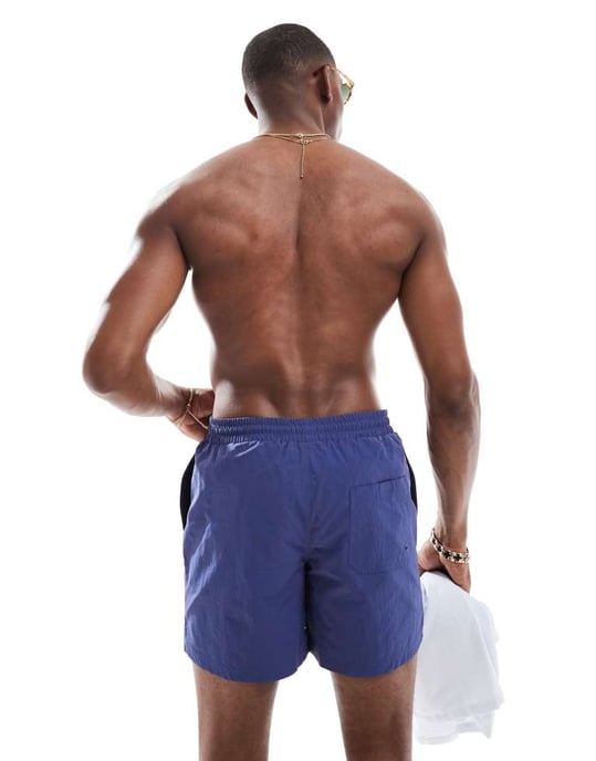 Farah colbert swim shorts in mid blue - Image 4