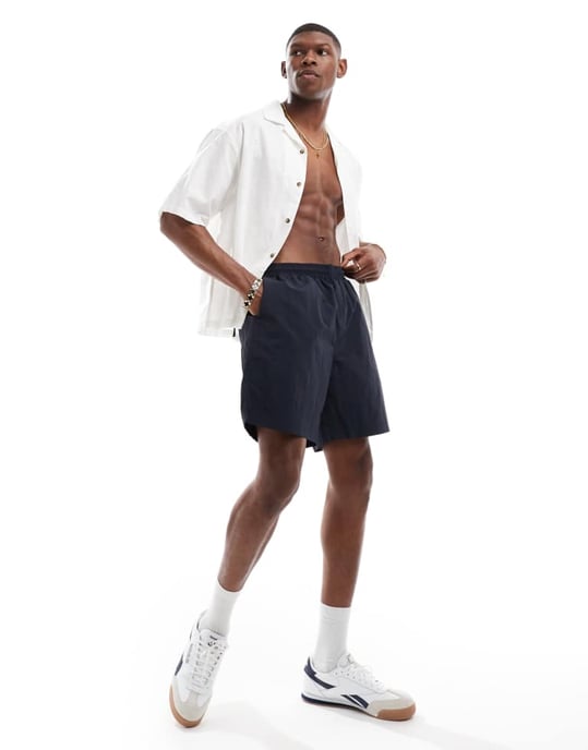 Farah edgar swim shorts in navy - Image 3