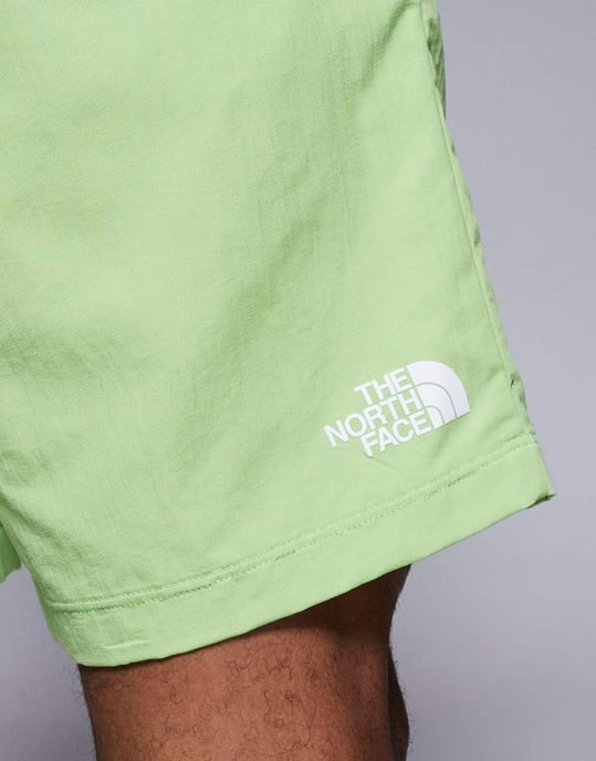 The North Face W logo swimming shorts in green - Image 3