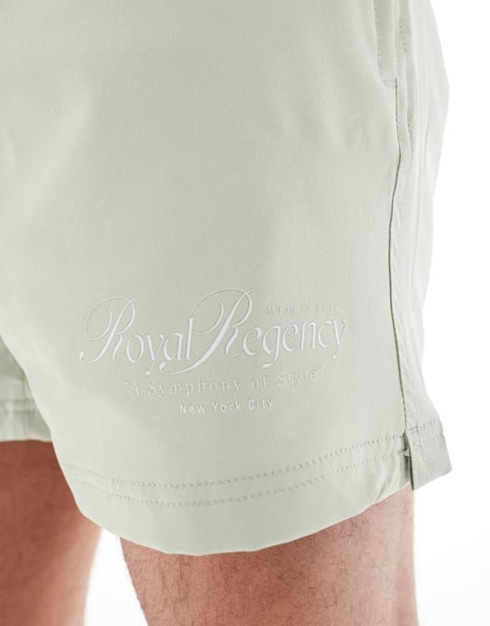Cotton On swim shorts in sage - Image 3
