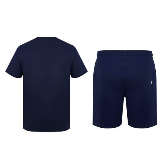 SoulCal Mens T-Shirt & Shorts Set Set (Navy) - Image 2