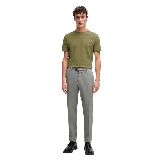 Boss Mens Hbb Thompson Tonal Logo T-Shirt (Green) - Image 4