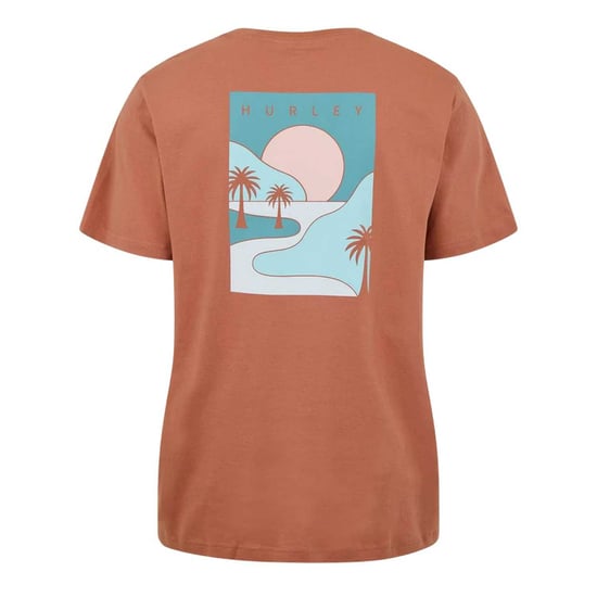 Hurley Heren T-shirt zonsondergang (Rood) - Image 2