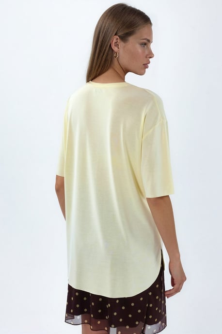 Losse Pasvorm Crew Neck T-shirt - Image 3