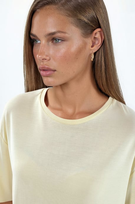 Losse Pasvorm Crew Neck T-shirt - Image 4