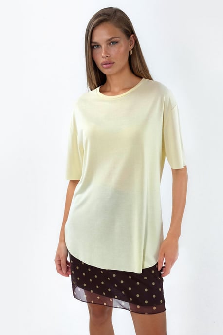 Losse Pasvorm Crew Neck T-shirt - Image 5