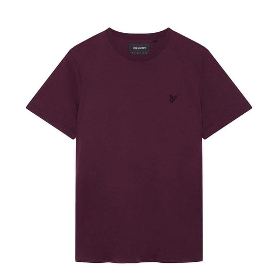Lyle & Scott T-shirt för män med ton-i-ton-mönster och rund halsringning (Röd) - Image 2