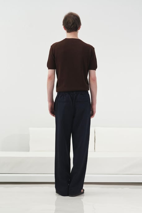 Herrar Ekologisk Bomulls Rundhalsad T-shirt - Image 4