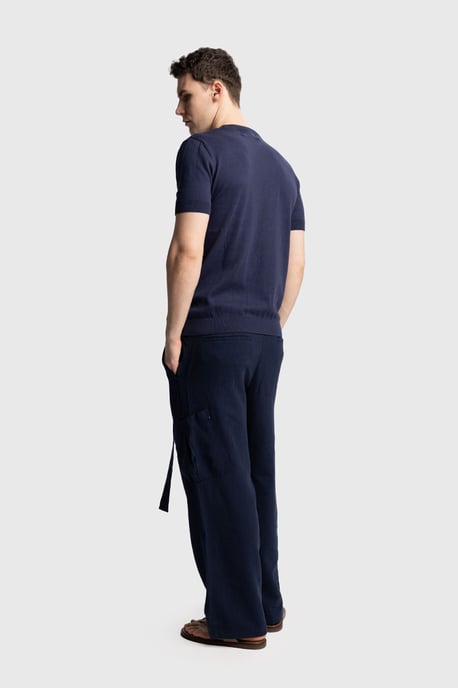 Kortärmad T-shirt med rund halsringning - Image 4