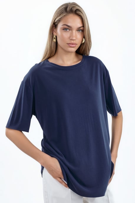 Loose Fit Crew Neck T-Shirt - Image 3