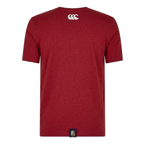 Canterbury Mens Monument 2025 British & Irish Lions T-Shirt (Red Dahlia) - Image 2