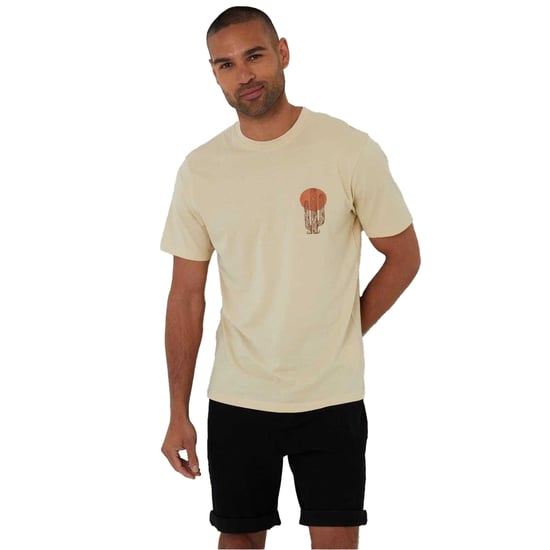Threadbare Heren T-shirt Cactus Regular (Lichte steen) - Image 2