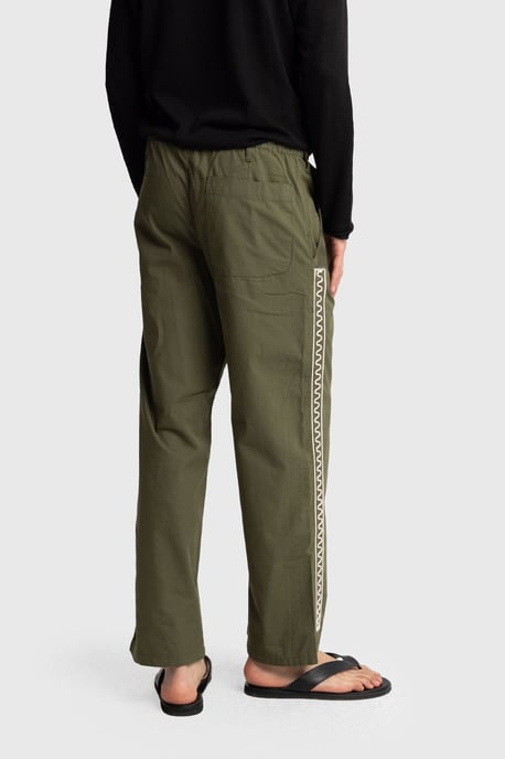 Heren Katoenen Poplin Rechte Pantalon - Image 2
