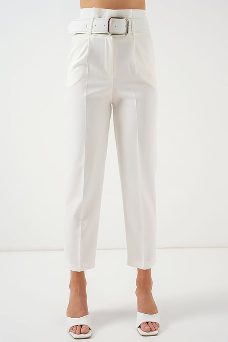 Enkelhoge Rechte Broek met Strik - Image 4