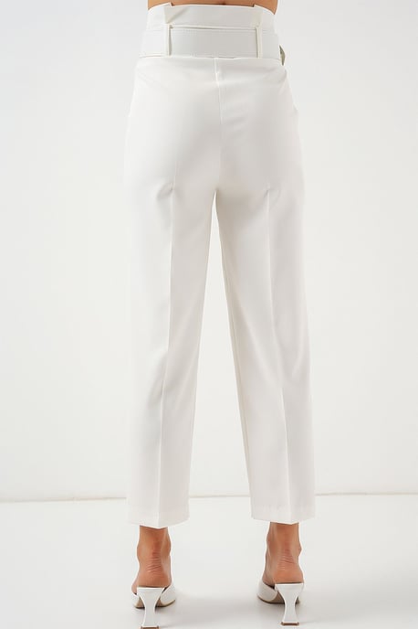 Enkelhoge Rechte Broek met Strik - Image 6