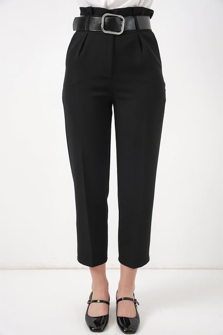Enkelhoge Rechte Broek met Strik - Image 4