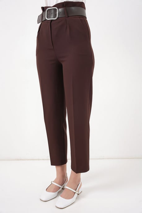 Enkelhoge Rechte Broek met Strik - Image 2