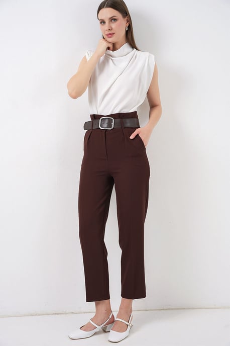 Enkelhoge Rechte Broek met Strik - Image 3