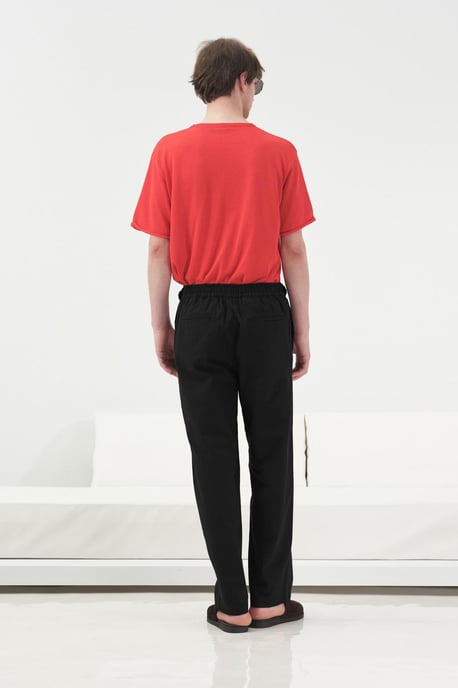 Herrens bomulls poplin raka byxor - Image 4