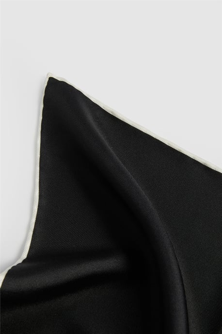 Pocket Square in Black - Image 2