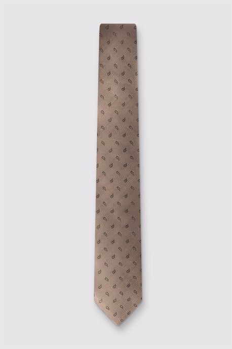 Paisley Tie in Stone - Image 1