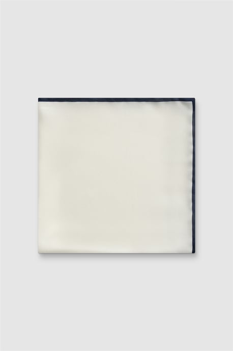 Pocket Square in Cream - Image 1