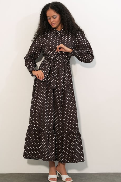 Paisley Geknoopt Midi Hemdjurk - Image 2