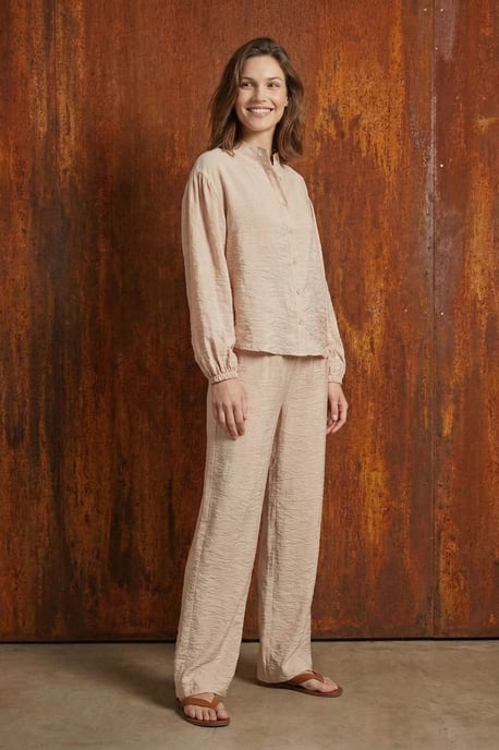 Hoge Taille Wijde Pijpen Twee-Delige Set - Image 3