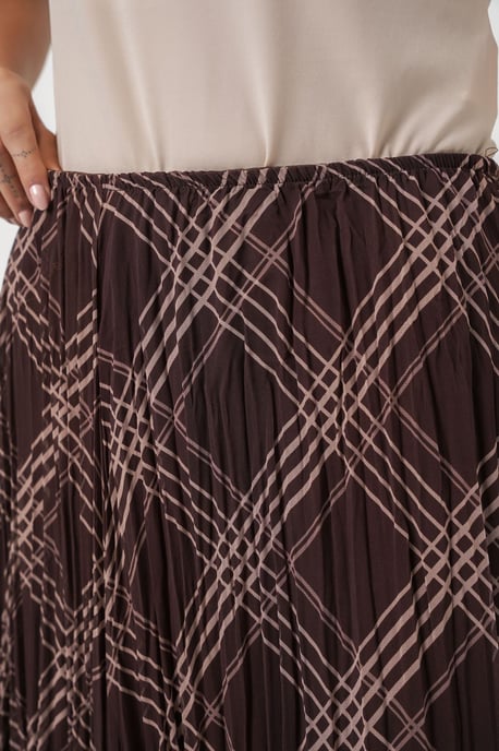Asymmetrische Patroon Maxi Rok - Image 6