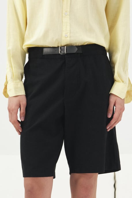 Heren katoen poplin op maat gemaakte shorts - Image 3
