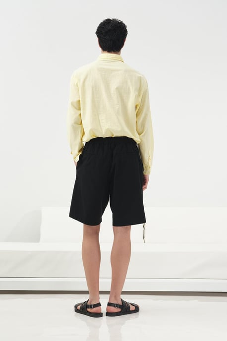 Heren katoen poplin op maat gemaakte shorts - Image 4