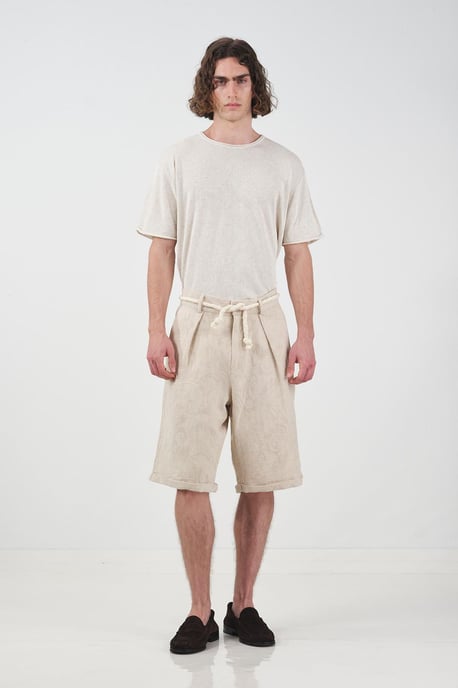 Heren Lange Comfortabele Katoenen Shorts - Image 1