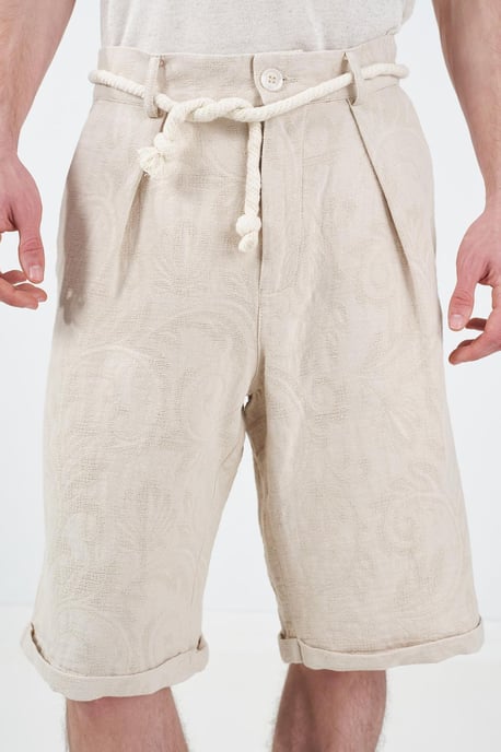 Heren Lange Comfortabele Katoenen Shorts - Image 5