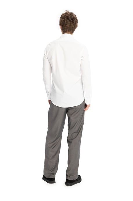 Herrskjorta i bomulls-poplin - Image 3
