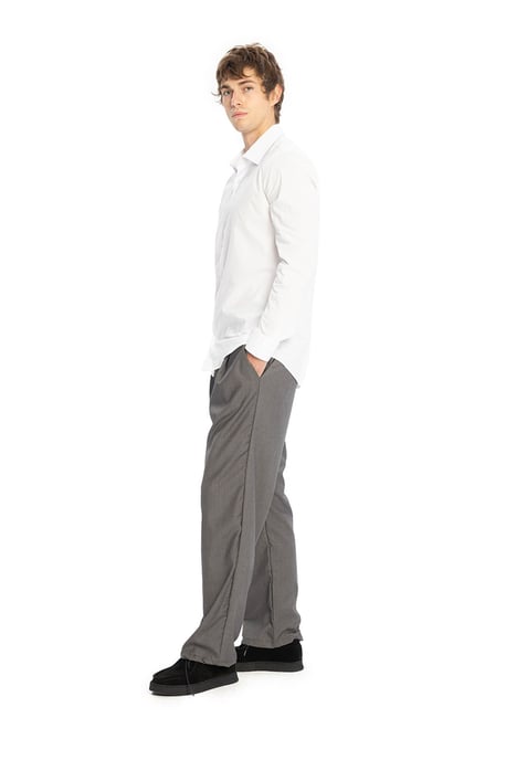 Herrskjorta i bomulls-poplin - Image 4