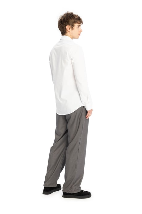 Herrskjorta i bomulls-poplin - Image 5