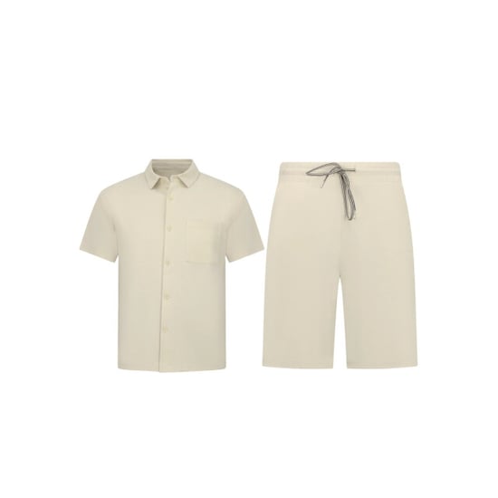 Enos Zomerset ribbed oversized shirt en korte broek - Image 5