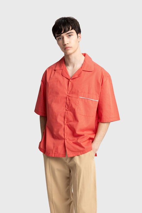 Men's Cotton Poplin Short Sleeve Shirt - Image 3