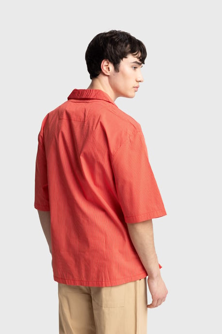 Men's Cotton Poplin Short Sleeve Shirt - Image 4