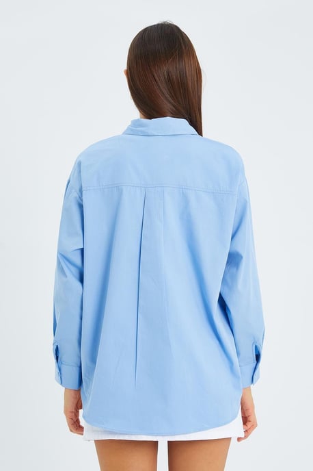 Langnekkig Katoenen Shirt - Image 6