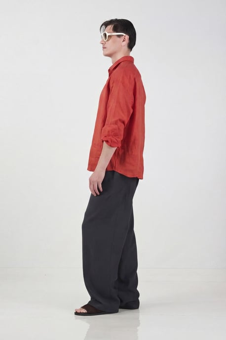 Herrers Oversized Linneoverdel - Image 2