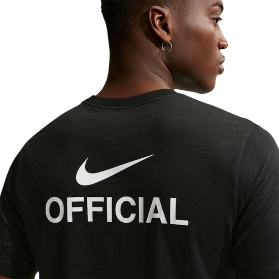 Nike Heren sportkleding: T-shirt met Swoosh-logo (Zwart) - Image 3