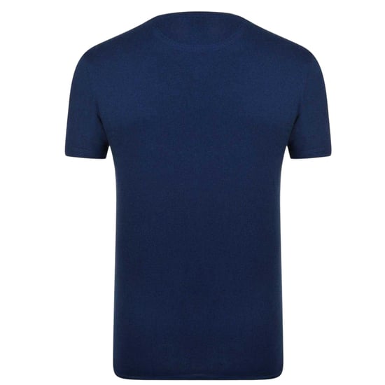 Timberland Heren-T-shirt met ronde hals en ‘River’-borduursel (Donkere saffier) - Image 3