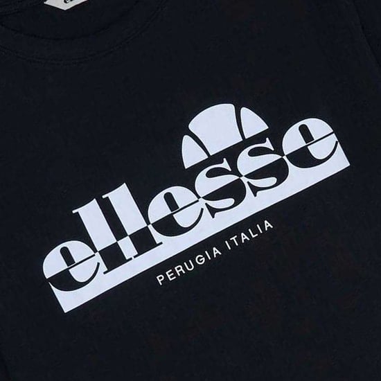 Ellesse Mens Rillas Logo T-Shirt (Black) - Image 3
