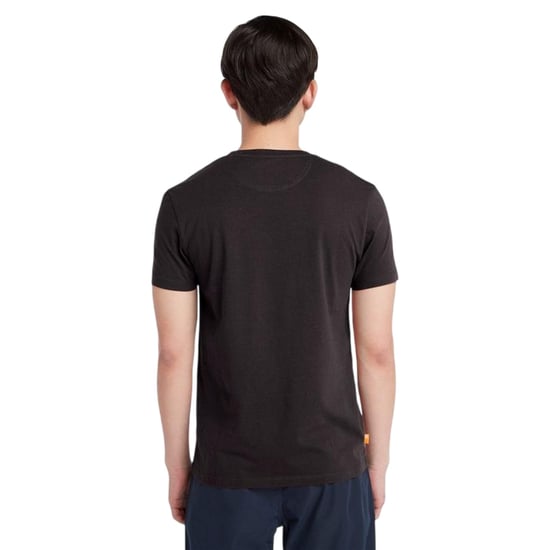 Timberland Heren-T-shirt met ronde hals en ‘River’-borduursel (Zwart) - Image 3
